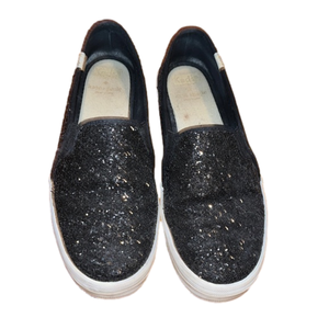 Sparkly black Kate spade ♠️ keds! Size 7.5 Excellent condition!
